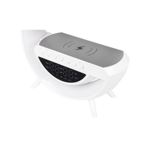 MasterLED QI 5W-os RGB, újratölthető asztali lámpa beépített vezeték nélküli telefontöltővel