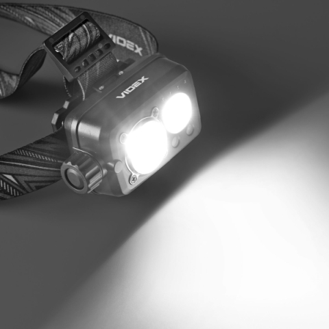Videx LED Fejlámpa újratölthető akkumulátorral, 600 lm, 5000K, H189
