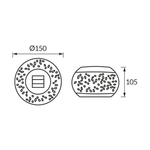 Strühm Herbi zöld színű napelemes LED lámpa, IP44-ös védettséggel