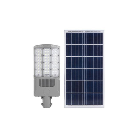 MasterLED Napelemes utcai lámpa 400 W-os, 6000K, beépített alkonyatérzékelővel, távirányítóval