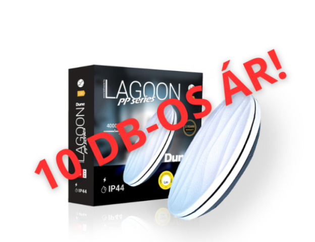 Lagoon PP series Dune 12 W-os, DOBOZOS akció (10 db lámpa) 