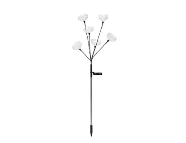 MasterLED napelemes Virág alakú földbe szúrható 84 cm-es kerti LED (x6) lámpa 