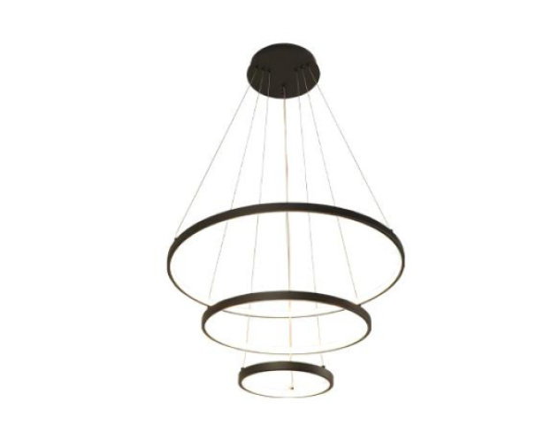 MasterLED Coma LED csillár 20/40/60cm 77W fekete 