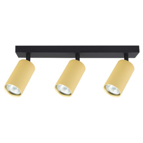 MasterLED Lucerno tripla LED fali lámpa, 3xGU10, Arany 